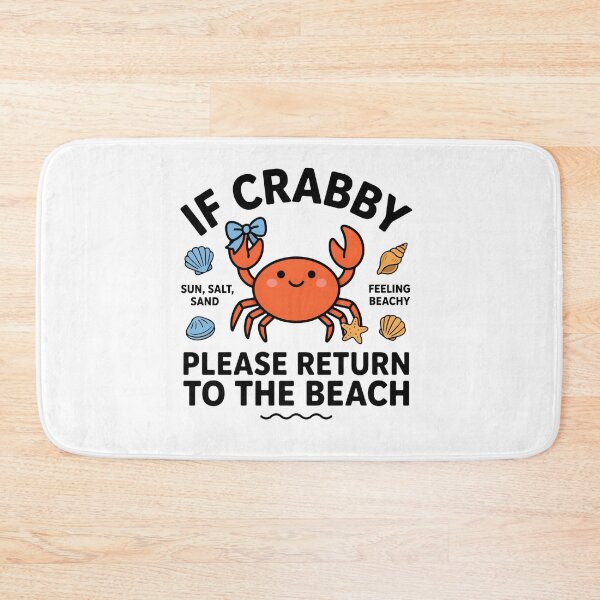 Item preview, Cute Kawaii Crab With Bow Beach Summer Art designed and sold by DariaOltes.
