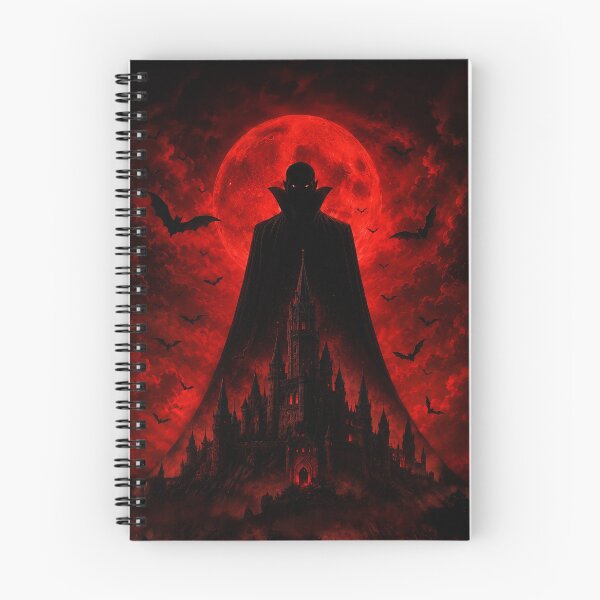 Item preview, Dracula Castle Under Blood Moon designed and sold by PetsArt.