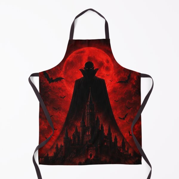 Item preview, Dracula Castle Under Blood Moon designed and sold by PetsArt.