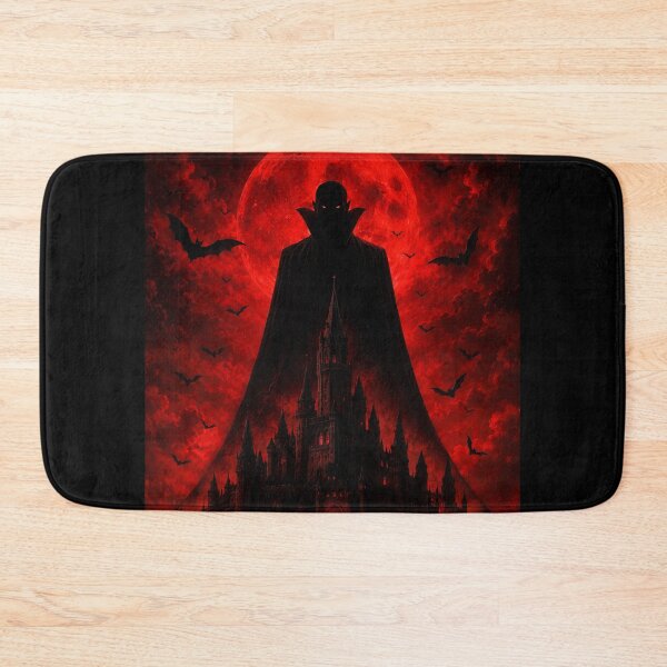 Item preview, Dracula Castle Under Blood Moon designed and sold by PetsArt.