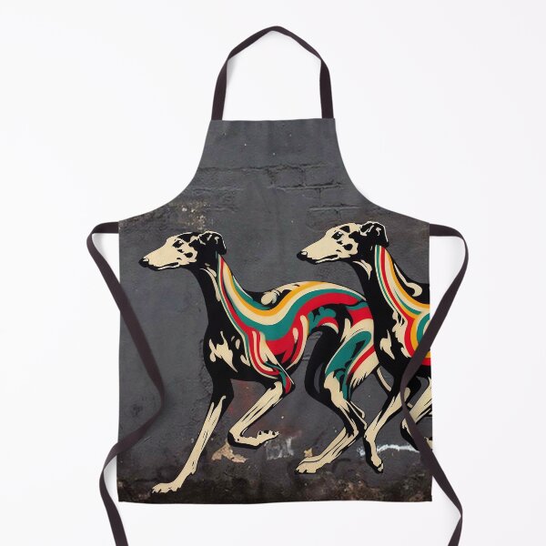 Item preview, GALOGO - Street Variations - Two Galgos Street Art No. 1 designed and sold by GALOGO – Art for Sighthounds & Animal Welfare.
