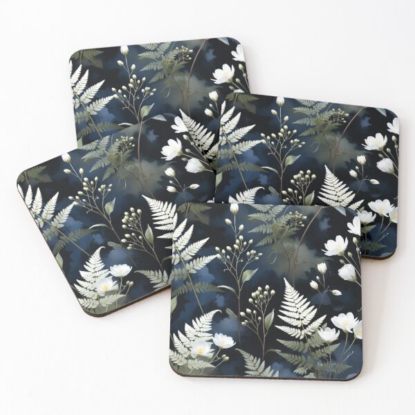 Item preview, Dark Moody Botanical Floral Design designed and sold by IntelliMindDesigns.