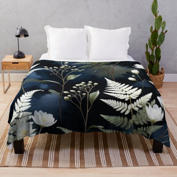 Item preview, Dark Moody Botanical Floral Design designed and sold by IntelliMindDesigns.