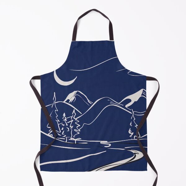 Item preview, Canadian landscape - Blue Abstract Art designed and sold by shadow-bloom.