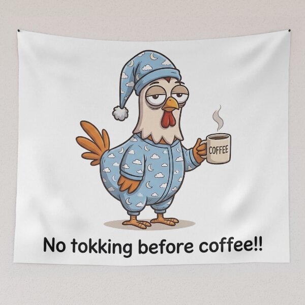 Item preview, No talking before coffee designed and sold by KoenPod.