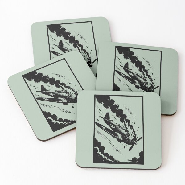 Item preview, Falling Warbird Vintage Aviation Graphic designed and sold by CamaleonDesigns.