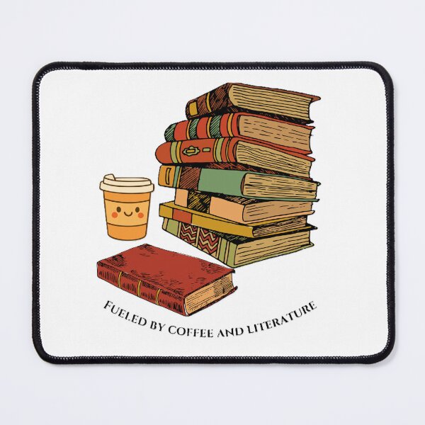 Item preview, Fueled by Coffee and Literature designed and sold by Lux Nova Studio.