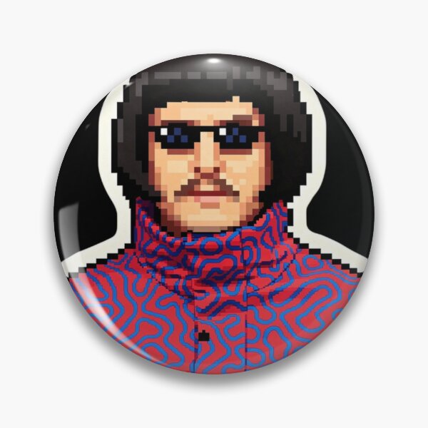 Item preview, (I wrote in description how I feel. A tribute) Oliver Tree Pixel Art Tribute Retro Music Sticker designed and sold by XXVSHIRT.