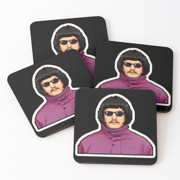 Item preview, (I wrote in description how I feel. A tribute) Oliver Tree Pixel Art Tribute Retro Music Sticker designed and sold by XXVSHIRT.