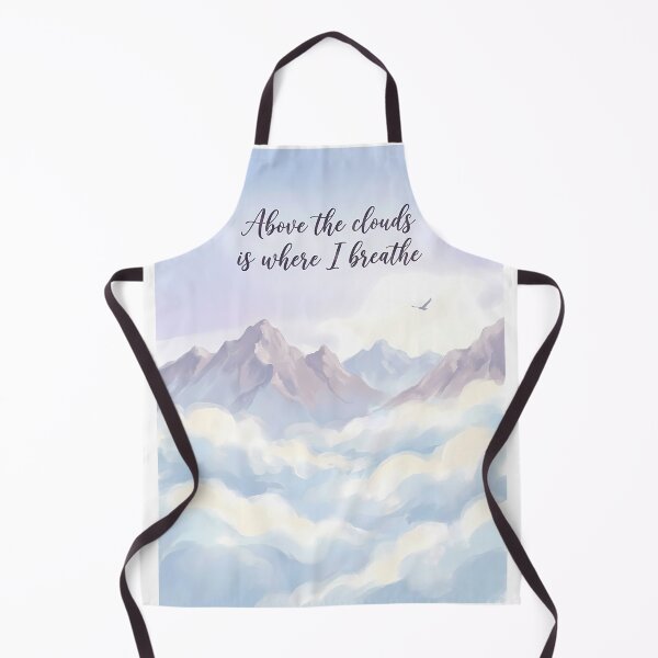 Item preview, Above the Clouds Mountain Quote Poster designed and sold by Ar0undTheW0rld.