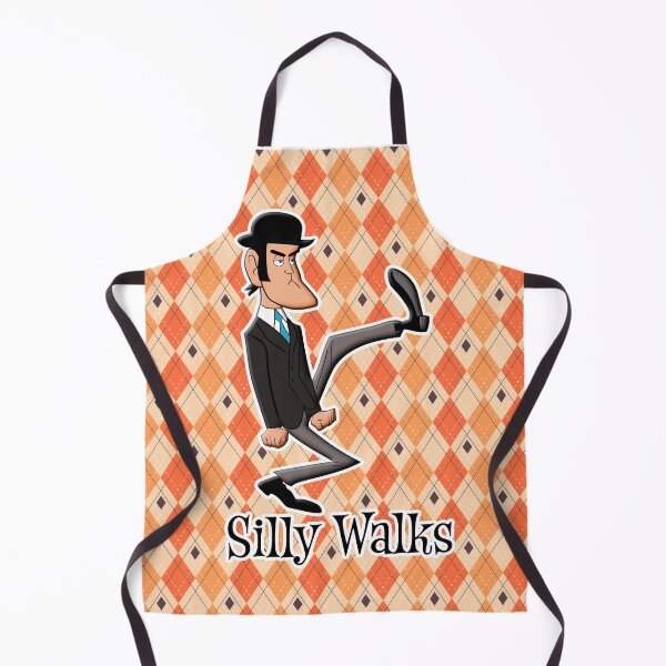 Item preview, Silly Walks - Retro British Comedy Cartoon designed and sold by Deviant Logic Design.