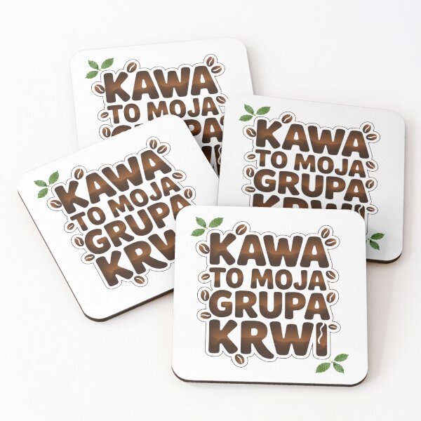 Item preview, Kawa to moja grupa krwi designed and sold by Robert-EcoArt.