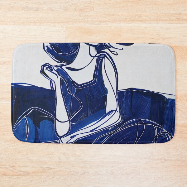 Item preview, Canadian woman - Blue Abstract Art designed and sold by shadow-bloom.