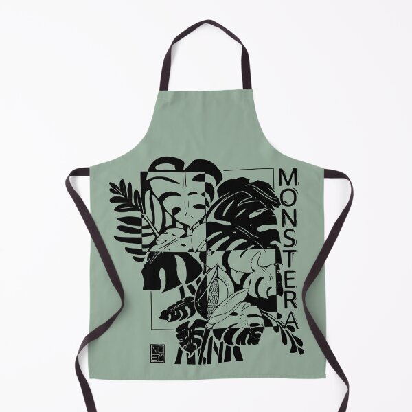 Item preview, Monstera Black Print designed and sold by Noem-Prints.