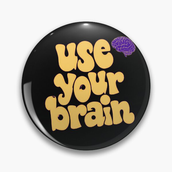Item preview, Use Your Brain - bold designed and sold by Stefrait-7.