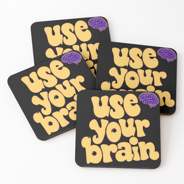 Item preview, Use Your Brain - bold designed and sold by Stefrait-7.