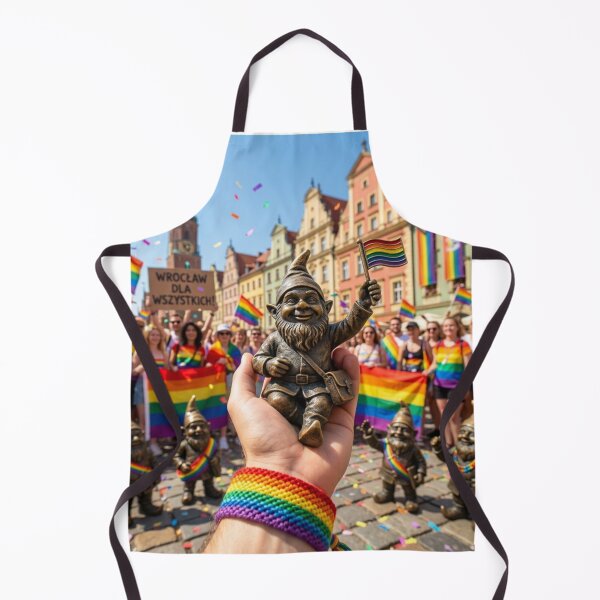 Item preview, Thinking of Wroclaw - Gnomes at Pride Parade designed and sold by Purrfecta.