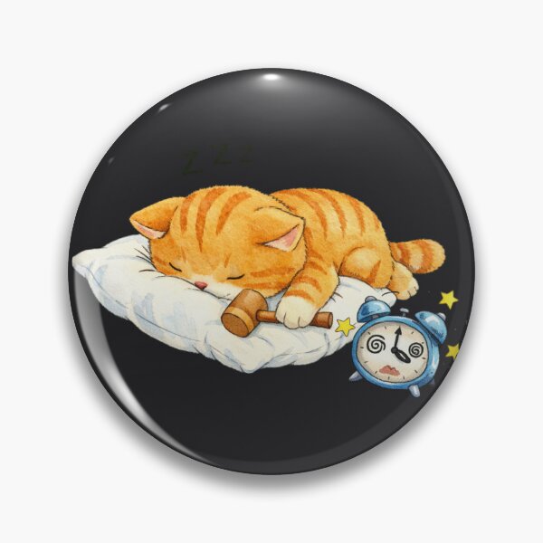 Item preview, Cute Sleeping Ginger Cat Illustration designed and sold by Moody Vibes Studio.