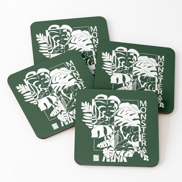 Item preview, Monstera White Print designed and sold by Noem-Prints.