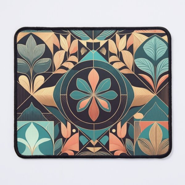 Item preview, Bohemian Geometric Floral Mandala Pattern designed and sold by IntelliMindDesigns.