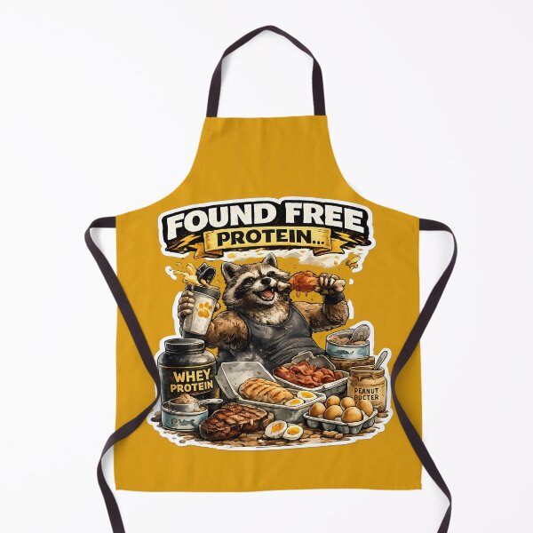 Item preview, Free Protein Raccoon designed and sold by lazygum.