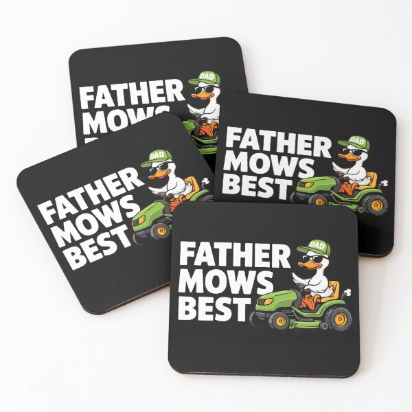 Item preview, Father Mows Best Funny Duck Lawn Mower Dad designed and sold by DariaOltes.