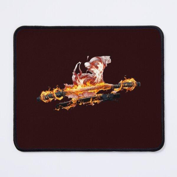 Item preview, Japanese katana engulfed in flames designed and sold by Lkimi.