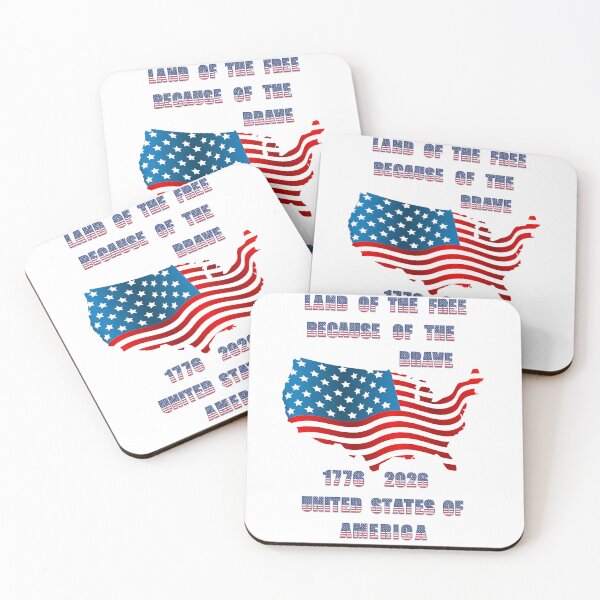 Item preview, LAND OF THE FREE 1776 - 2026 BECAUSE OF THE BRAVE designed and sold by Tammera.