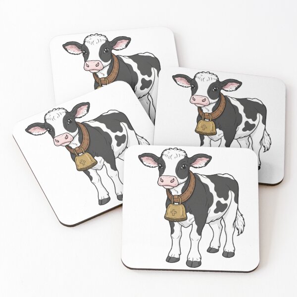 Item preview, Swiss Cow with Bell — Cute Alpine Cow T-Shirt Gift for Cow Lovers and Switzerland Fans designed and sold by Inka Moon Design.