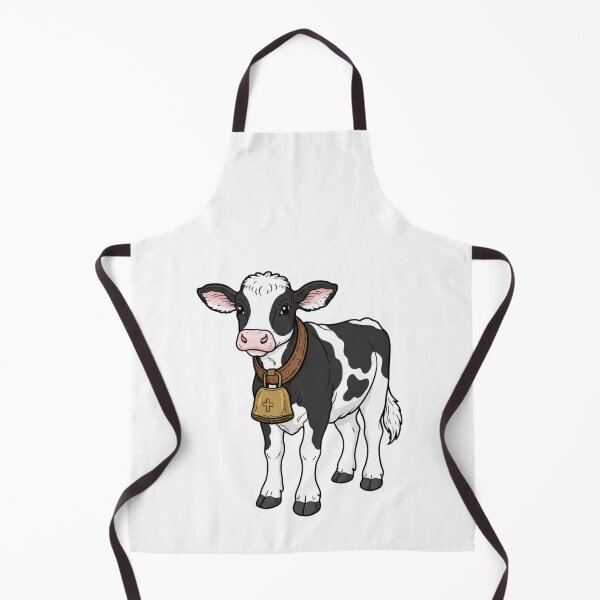 Item preview, Swiss Cow with Bell — Cute Alpine Cow T-Shirt Gift for Cow Lovers and Switzerland Fans designed and sold by Inka Moon Design.