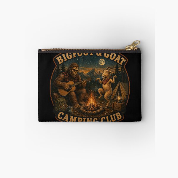 Item preview, Bigfoot & Goat Camping Club – Campfire Jam designed and sold by NicheBloom.