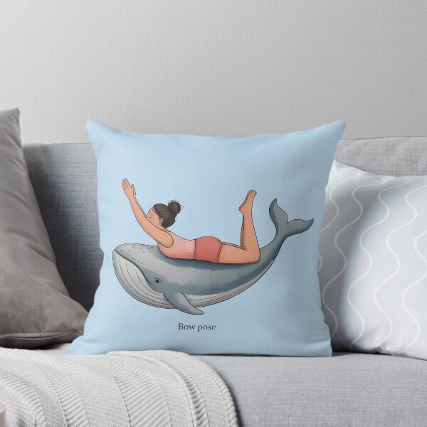 Item preview, Yoga Bow Pose Whale designed and sold by Craigonart.