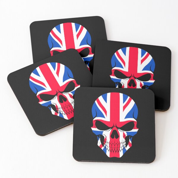 Item preview, British Skull Flag designed and sold by JeffBartels.