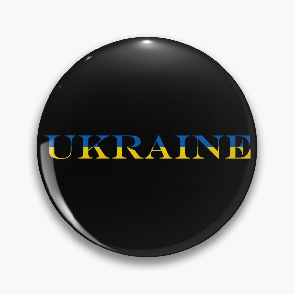 Item preview, Ukraine Country Name Typography Flag | Ukrainian Text Inside Flag designed and sold by NTGUILTY.