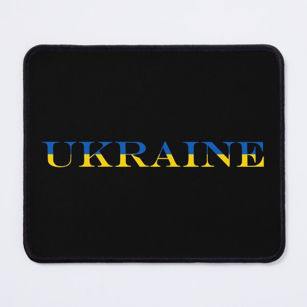 Item preview, Ukraine Country Name Typography Flag | Ukrainian Text Inside Flag designed and sold by NTGUILTY.