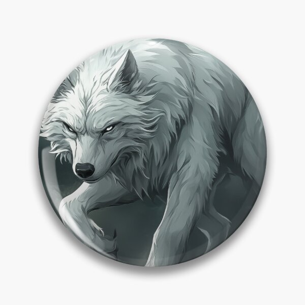 Item preview, White Wolf in Dark Forest designed and sold by PetsArt.