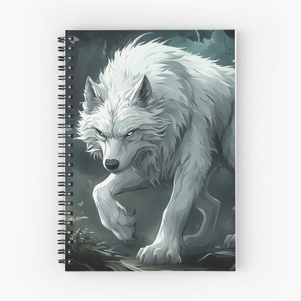 Item preview, White Wolf in Dark Forest designed and sold by PetsArt.