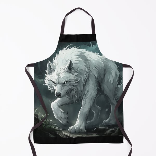 Item preview, White Wolf in Dark Forest designed and sold by PetsArt.