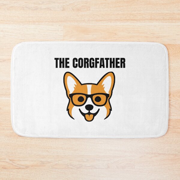 Item preview, The Corgfather Funny Corgi Dog Dad Design designed and sold by AnnSign.