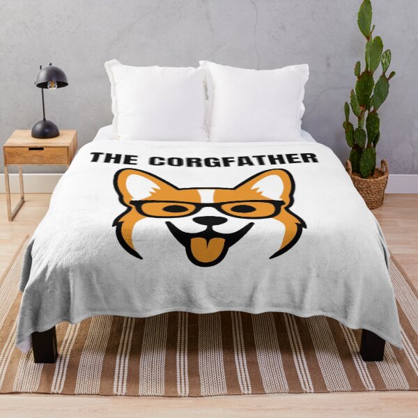 Item preview, The Corgfather Funny Corgi Dog Dad Design designed and sold by AnnSign.