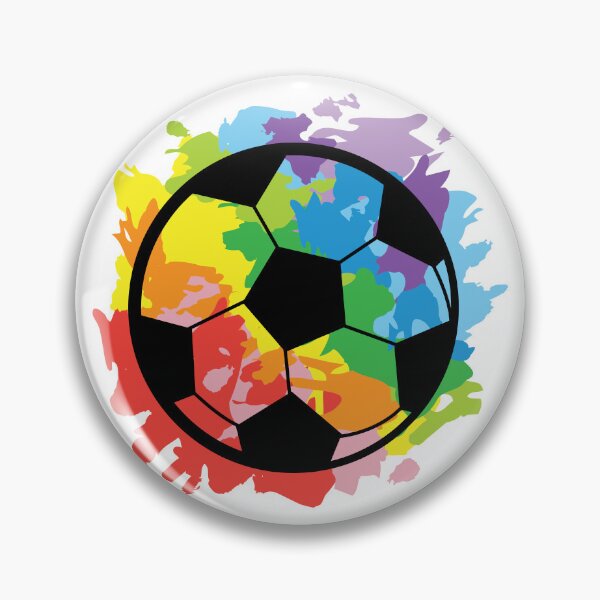 Item preview, Pride Month rainbow LGBTQIA colorful rainbow splatter soccer ball  designed and sold by Jdawnink.