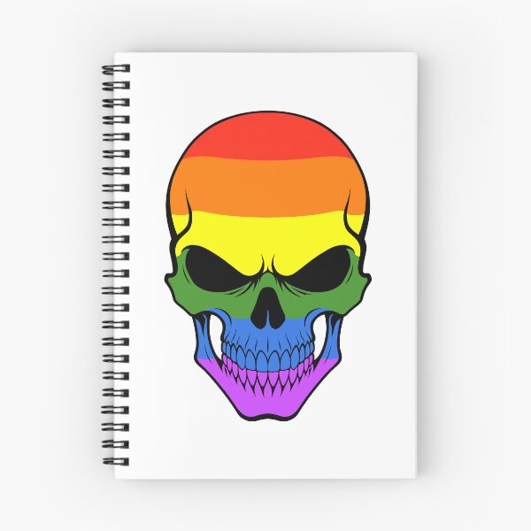 Item preview, Rainbow Skull Flag designed and sold by JeffBartels.