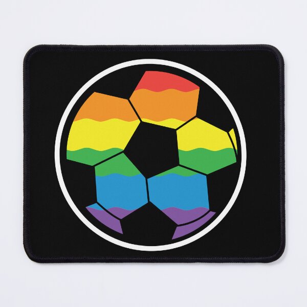 Item preview, Pride Month rainbow LGBTQIA colorful rainbow soccer ball  designed and sold by Jdawnink.
