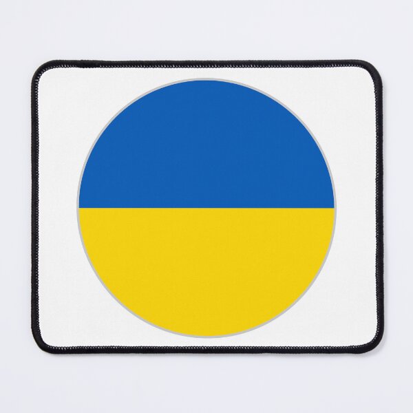 Item preview, Round Ukraine Flag | Circular Ukrainian Flag Button Element designed and sold by NTGUILTY.