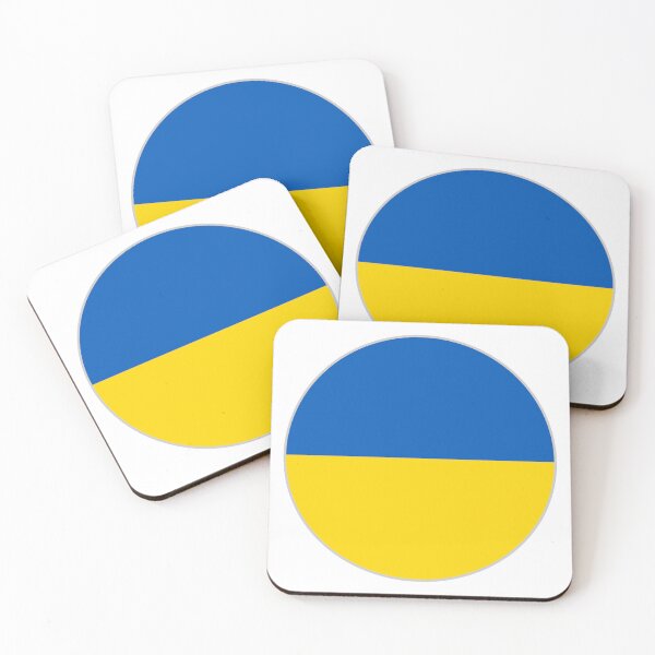 Item preview, Round Ukraine Flag | Circular Ukrainian Flag Button Element designed and sold by NTGUILTY.