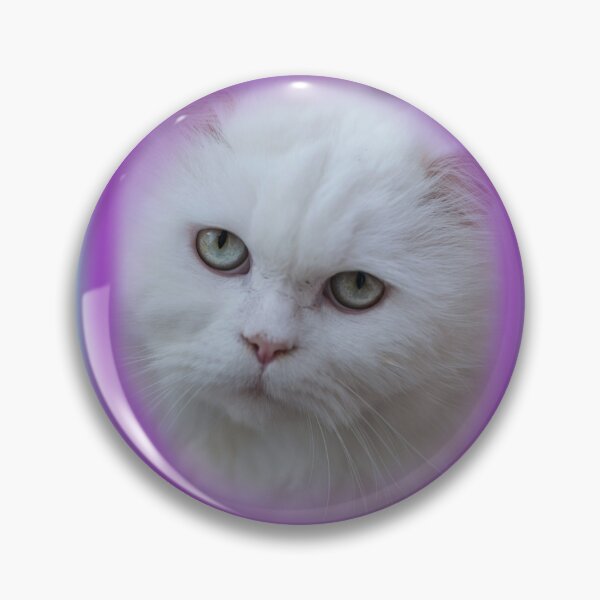 Item preview, purple brushed kitty designed and sold by trinketgal.