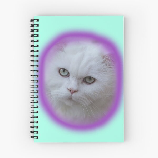 Item preview, purple brushed kitty designed and sold by trinketgal.