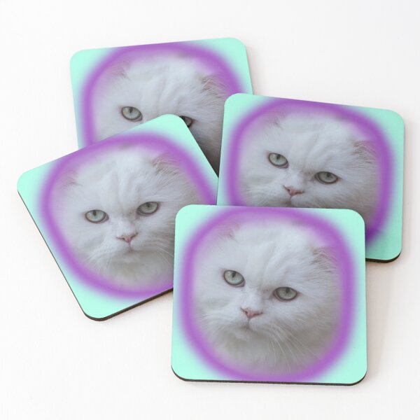 Item preview, purple brushed kitty designed and sold by trinketgal.
