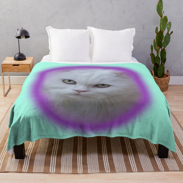 Item preview, purple brushed kitty designed and sold by trinketgal.