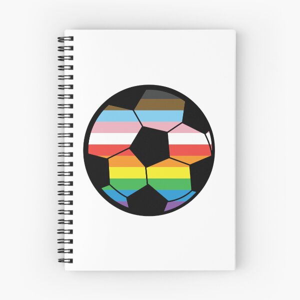 Item preview, Pride Month rainbow LGBTQIA colorful progess flag rainbow soccer ball  designed and sold by Jdawnink.